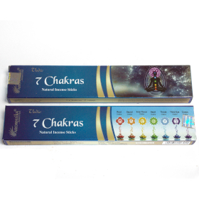 12x Védico - Varas de Incenso - 7 Chakras