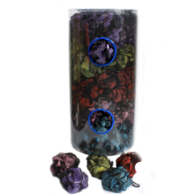 100x Tubos de exibição Scrunchie - Luxo parisiense 35gr 5 typos