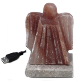 Candeeiro de sal do Himalaia em forma de anjo USB (Multi)