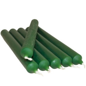 100x Velas de Jantar a Granel (100) - Verde Escuro