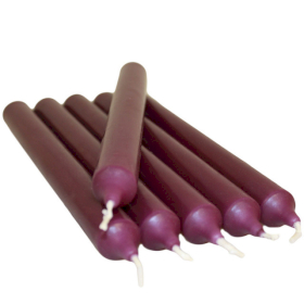 100x Velas de Jantar a Granel (100)- Violeta