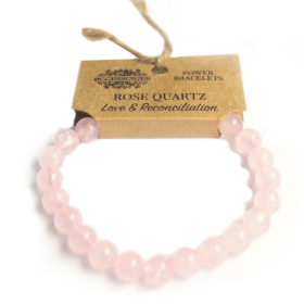 4x Pulseira de Energia - Quartzo Rosa