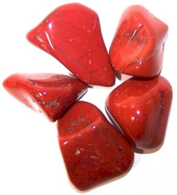 24x Pedras Preciosas - Jasper -Vermelho