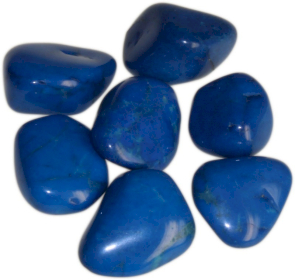 24x Pedras Preciosas - Howlite Azul