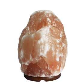 Candeeiro de sal natural de qualidade - & Base apx 3-5kg