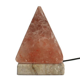 Candeeiro de sal natural Piramide de qualidade USB - 9 cm (plain)