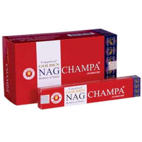 12x Box of 12 paco 15g Golden Nag - CHAMPA
