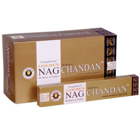 Box of 12 paco 15g Golden Nag - CHANDAN