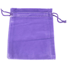 25x Bolsa de Veludo de Qualidade - Roxo 10x12cm