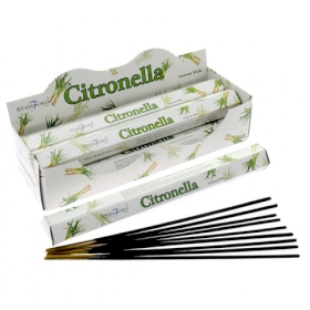 6x Premium Incenso Stamford  Hex - Citronela