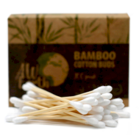 4x Caixa de 200 cotonetes de bambu