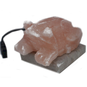 Candeeiro de sal do Himalaia em forma de sapo USB (Multi)