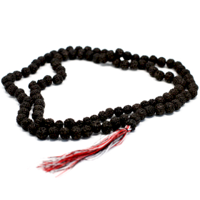 3x 108 Rudraksha Japa Mala - Escuro