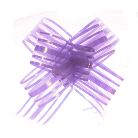 20x Laço de Organza - Roxo (pacote de 10)