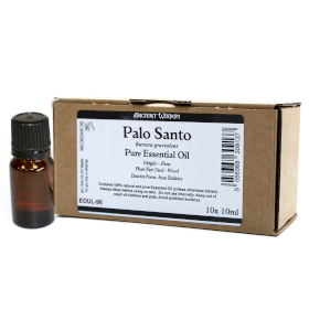 10x Óleos Essenciais sem etiqueta 10ml - Palo Santo