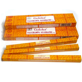 12x Goloka Nagchampa Incense Sticks 16g