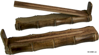2x Bamboo Design Ashcatcher Box