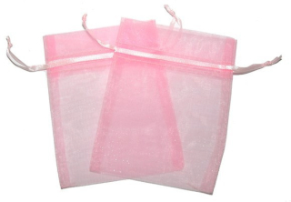 30x Bolsa de Organza - Rosa