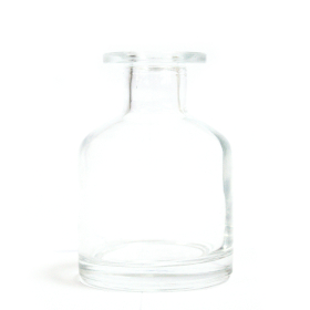6x Garrafas Difusoras Redonda Transparente 140ml