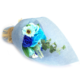 Buquês de flores de sabão- azul