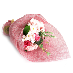 Buquês de flores de sabão- rosa
