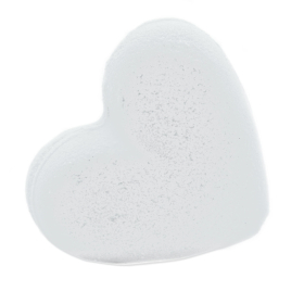 16x Bomba de banho em formato de coração 70g - Coco