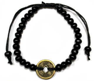 5x Pulseiras Feng Shui - Preto