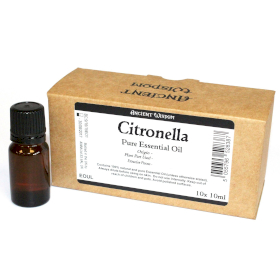 10x Óleos Essenciais sem etiqueta 10ml - Citronela