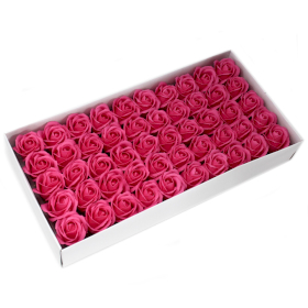 50x Flores Artesanas de sabão  - Rosa