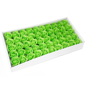 50x Flores Artesanas de sabão  - verde