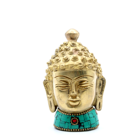Figura de Buda de cobre - cabeça média - 8 cm