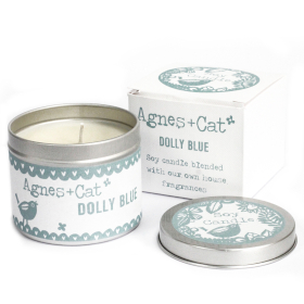 6x Velas enlatadas - Dolly Blue