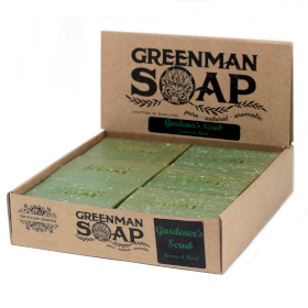 12x Sabonete Greenman 100g - Esfoliante do Jardineiro