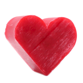 100x Sabonete Coração - Raspberry