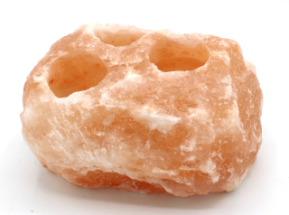 Castiçal de Sal Natural - 3 furos 2,5-3kg)