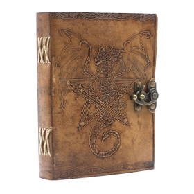 Cuadernos couro Dragão