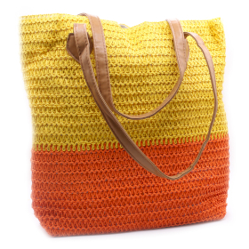 Back to the Bazaar Bag -Amarelo e laranja
