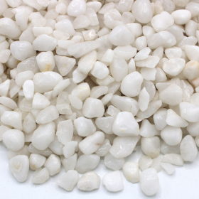 Granel de Lascas de Pedras Preciosas de Quartzo Branco - 1KG
