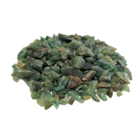 Granel de Lascas de Pedras Preciosas de Aventurina Verde - 1KG