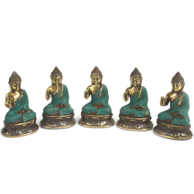 5x Mini Buda sentado com as mãos