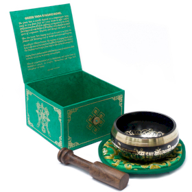 Set Taças Tibetanas - Tara Verde 10cm (min 400gm)