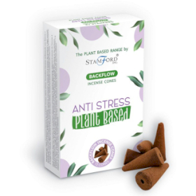 6x Cones de incenso de refluxo à base de plantas - anti-stress