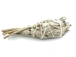 Defumador de Sálvia - tocha de sálvia branca 10cm