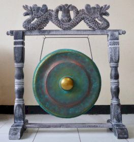 Gongo de Meditação Pequeno em Suporte - 25cm - Greenwash
