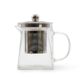 Bule com Infusor de Vidro - Forma de Torre - 350ml