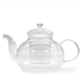 Bule com Infusor de Vidro - Pérola Redonda  - 800ml