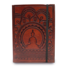 Caderno pequeno com alça - Mandala tibetana