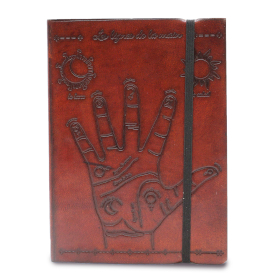 Caderno pequeno com alça - Quiromancia