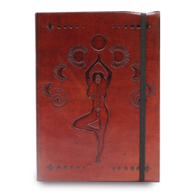 Caderno pequeno com alça - Deusa Cósmica