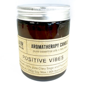 Vela de aromaterapia - Vibrações positivas